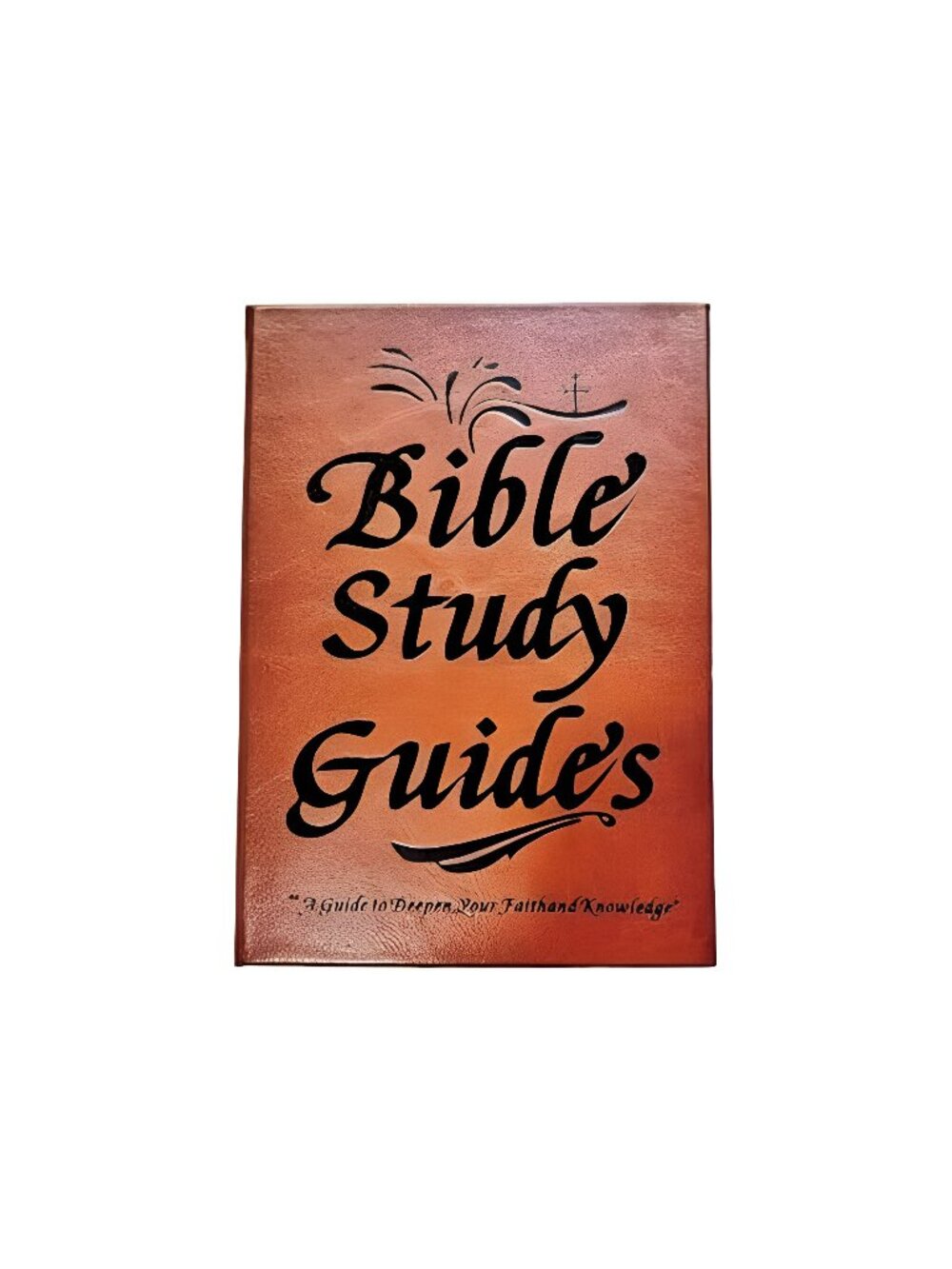66-page Bible study guide with a PU leather cover, featuring daily - F2
